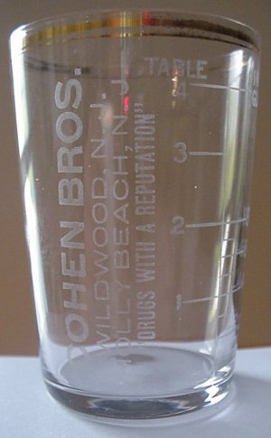 Cohen Bros. - Dose Glass - Wildwood - Holly Beach