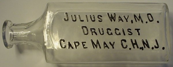 Julius Way, M.D. - Druggist - Cape May C.H., N.J.