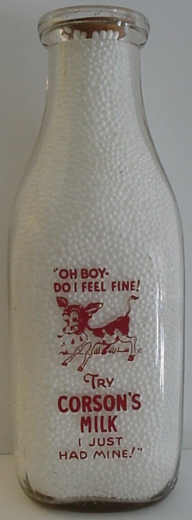 Corson's Dairy - Erma - Quart - Rear